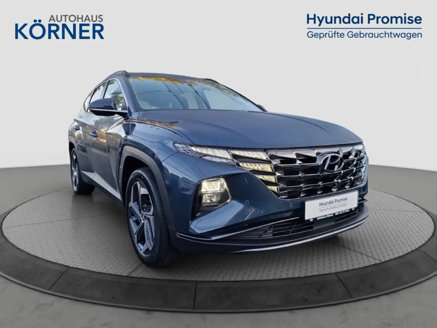 Hyundai TUCSON Plug-in-Hybrid Trend 1.6 T-GDi *ALLRAD*AHK*LED*NAV Blau - 1