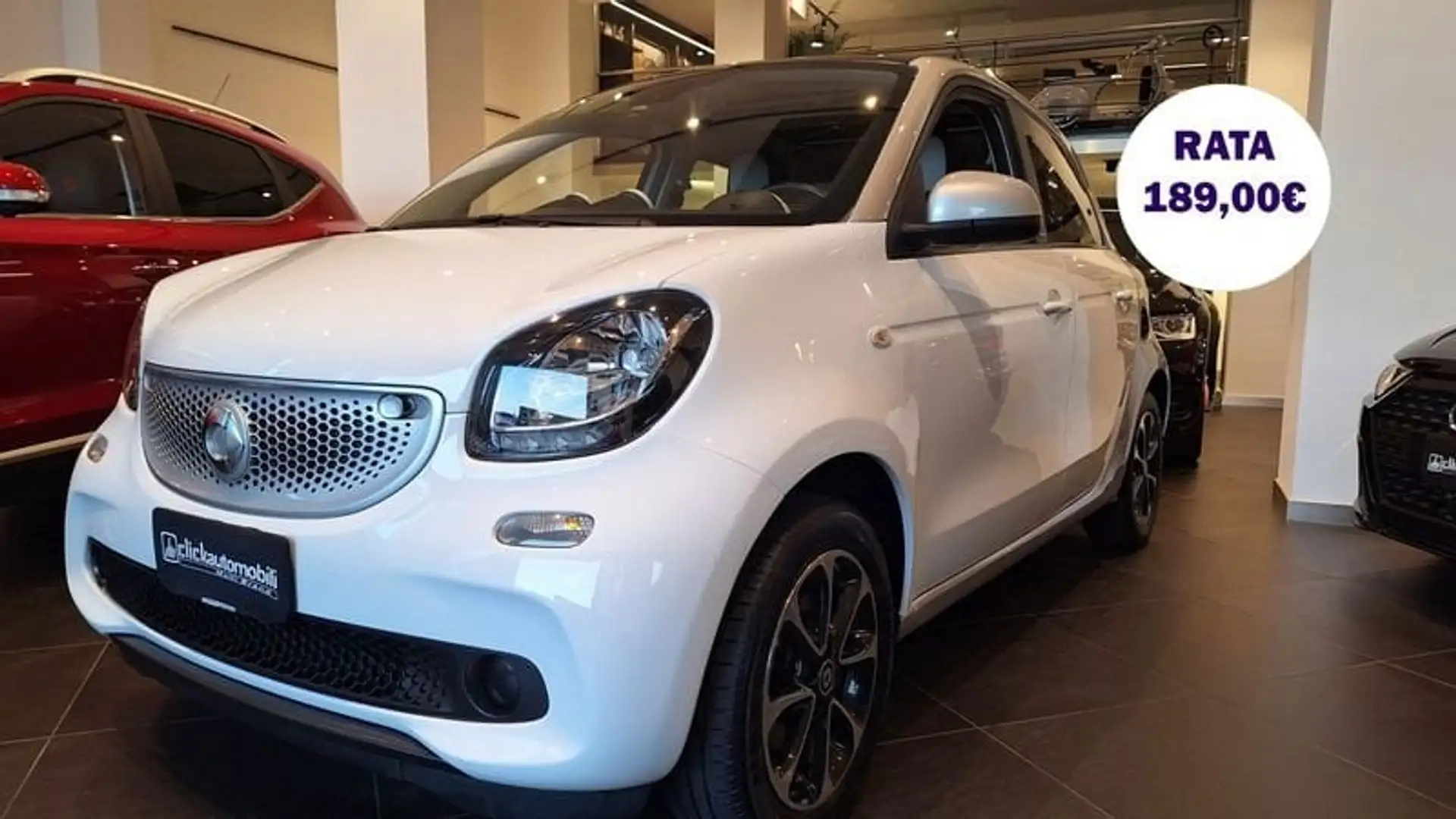 smart forFour 90 0.9 Turbo Passion Weiß - 1