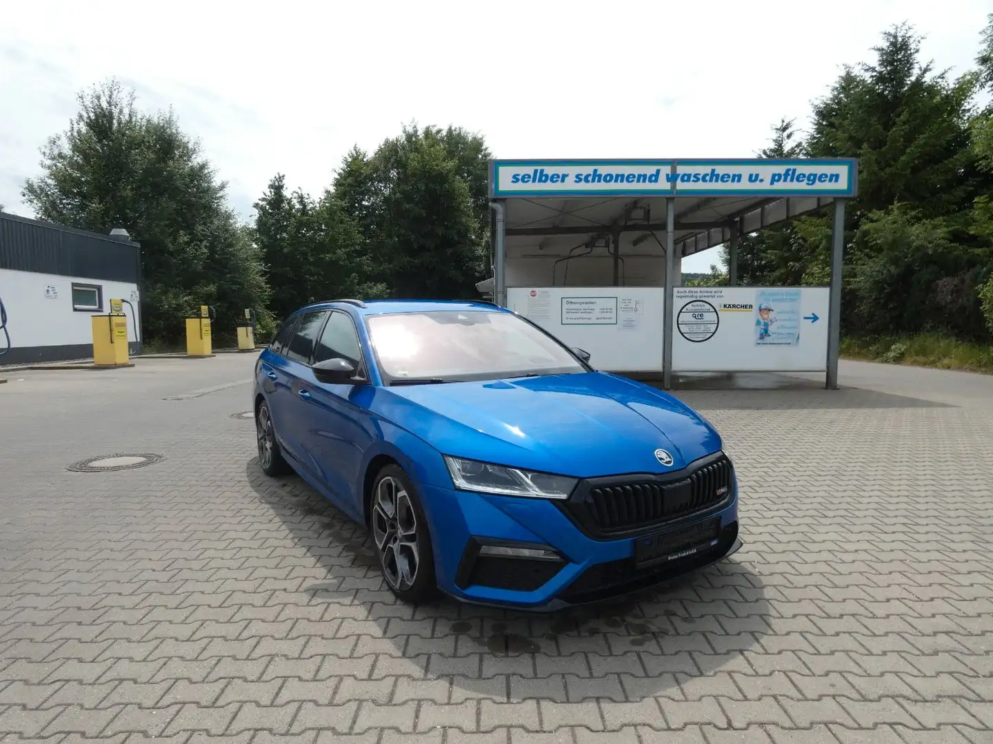 Skoda Octavia Combi RS Plus2.0TDI DSG Matrix Navi Blau - 1