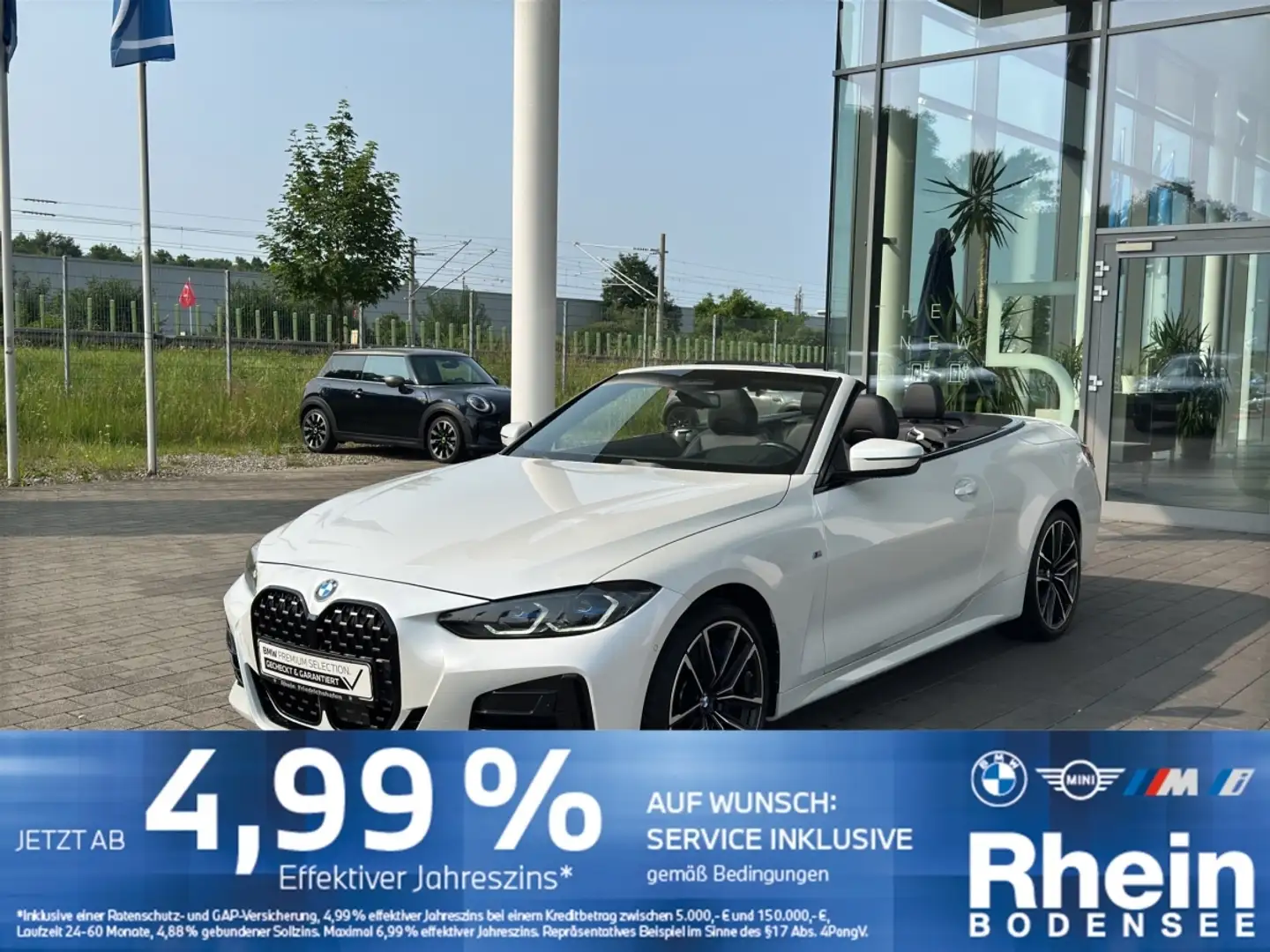 BMW 440 Mi xDrive Cabrio ACC Laser HeadUp Komfortzug. Blanc - 1