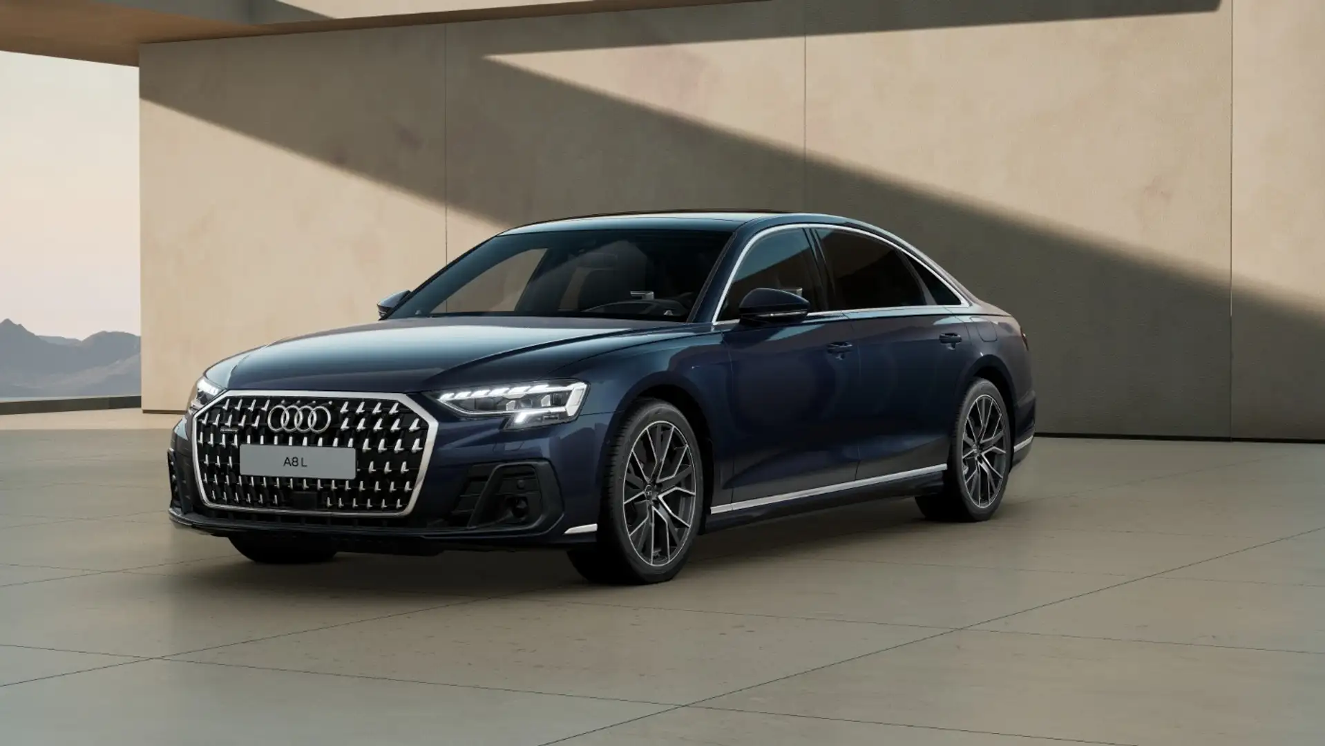 Audi A8 L 60 TFSI e quattro Blau - 2