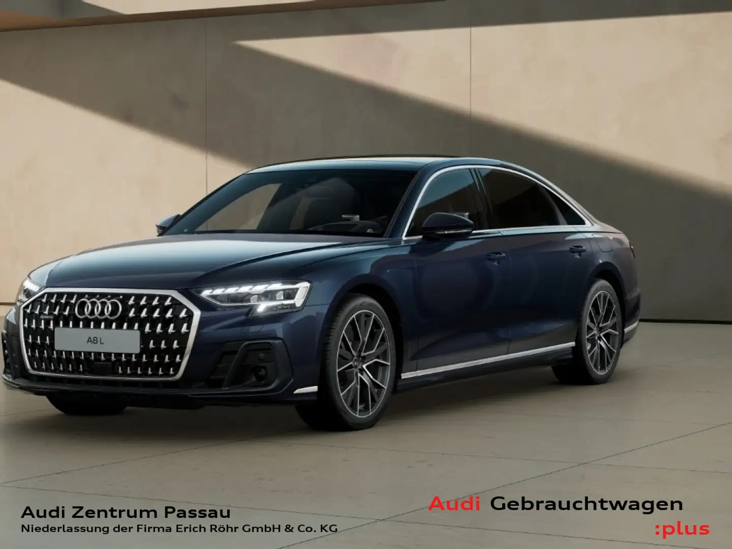 Audi A8 L 60 TFSI e quattro Blau - 1