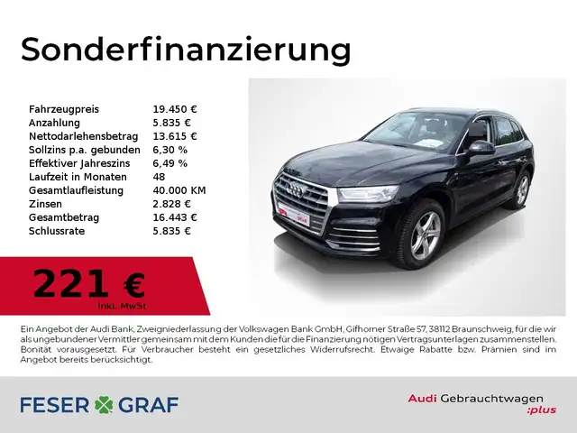 2020 Audi Q5 in Black for sale