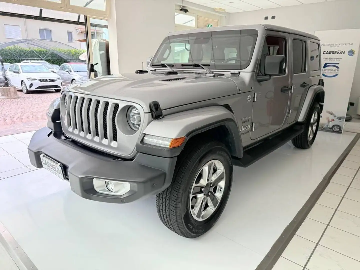 Jeep Wrangler 2.2 mjt II Sahara auto Grigio - 1
