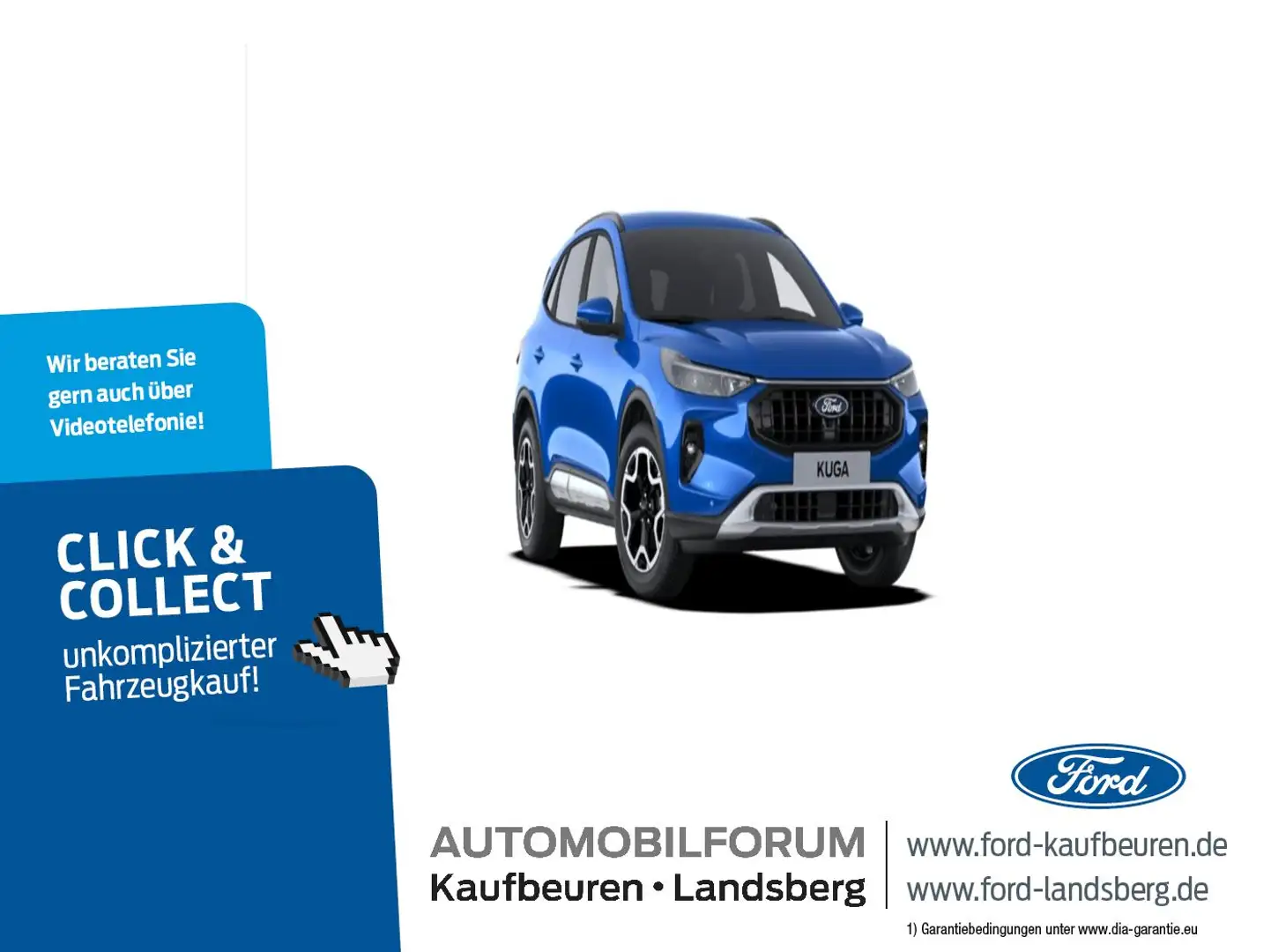 Ford Kuga ACTIVE 2.5I FHEV LED-MATRIX NAVI HUD Blau - 1