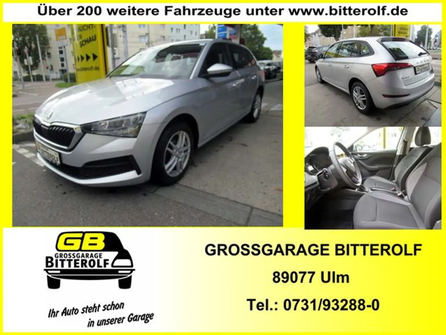 Skoda Scala 1.6TDI DSG LED/PDC/LaneAssist Argent - 1