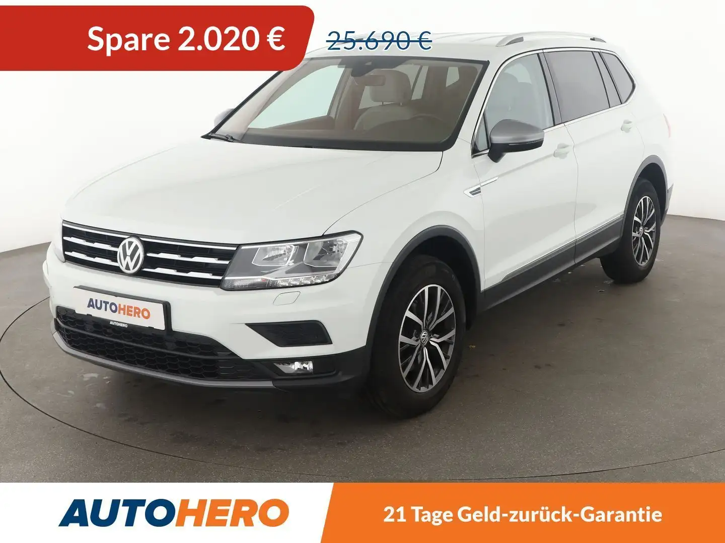 Volkswagen Tiguan Allspace 2.0 TDI Comfortline Aut.*NAVI*PDC*ACC* Weiß - 1