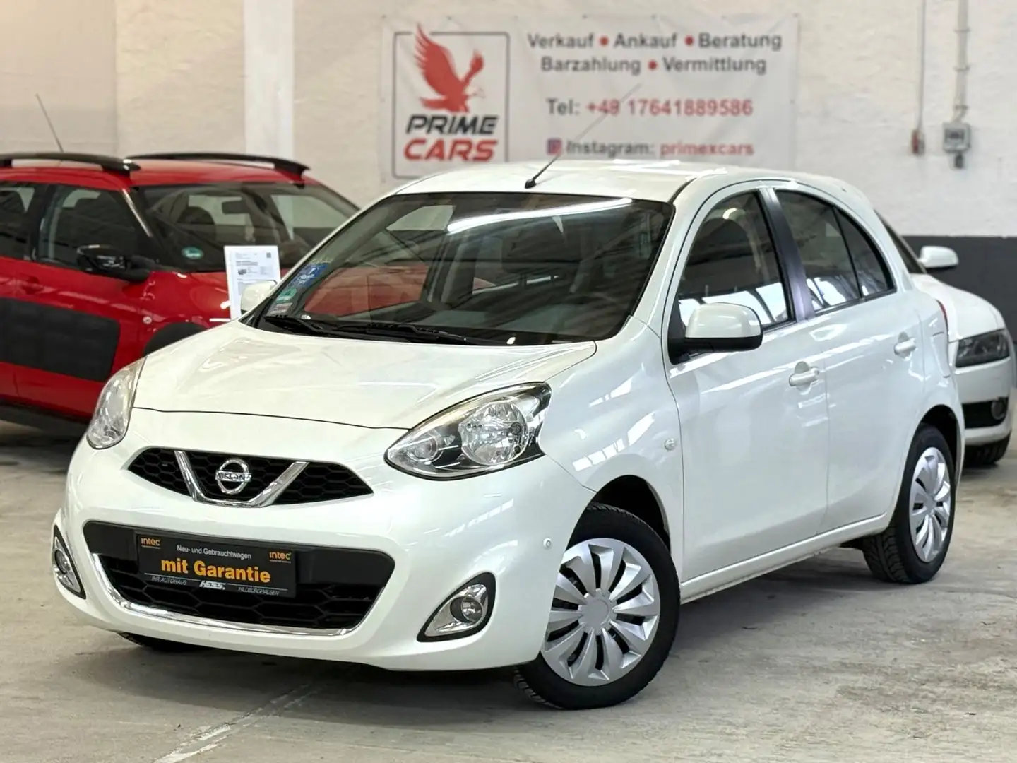 Nissan Micra Acent*TÜV*NAVI*8FACH* Weiß - 1