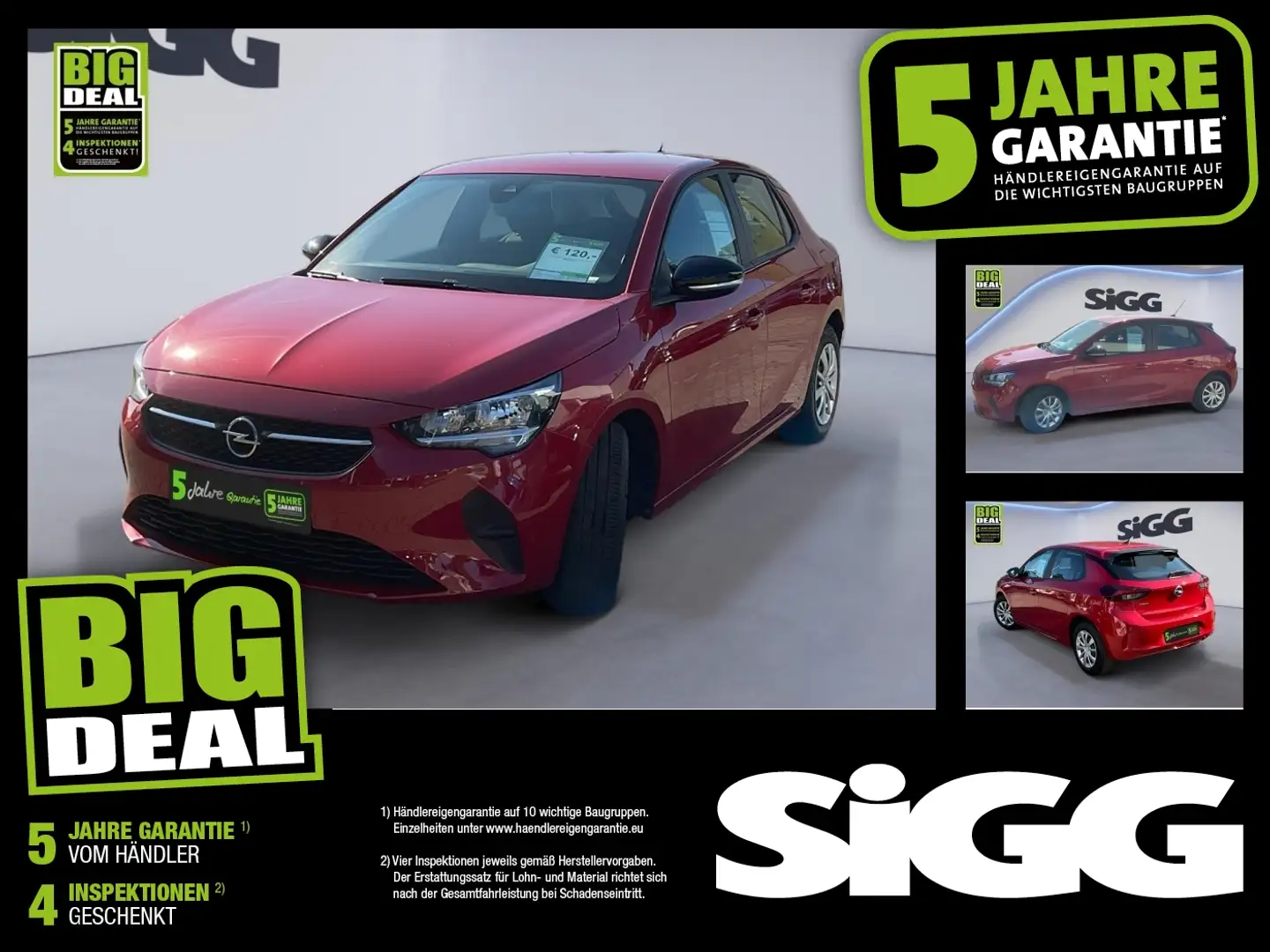 Opel Corsa F 1.2 Edition Kam. Navi PDC SHZ Rot - 1