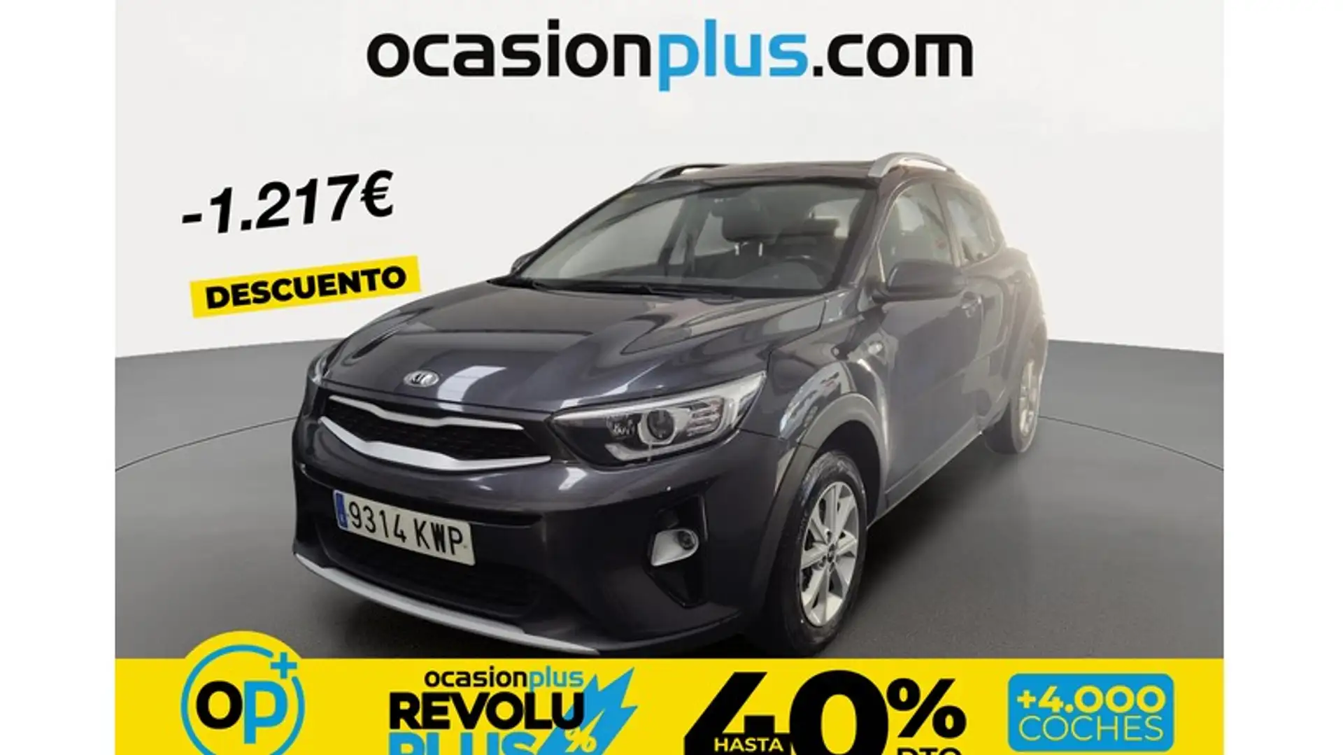 Kia Stonic 1.2 CVVT Eco-Dynamic Concept 84 Grau - 1