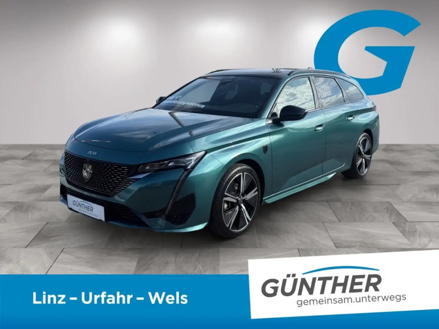 Peugeot 308 SW GT Hybrid 136 e-DCS6 Blau - 1
