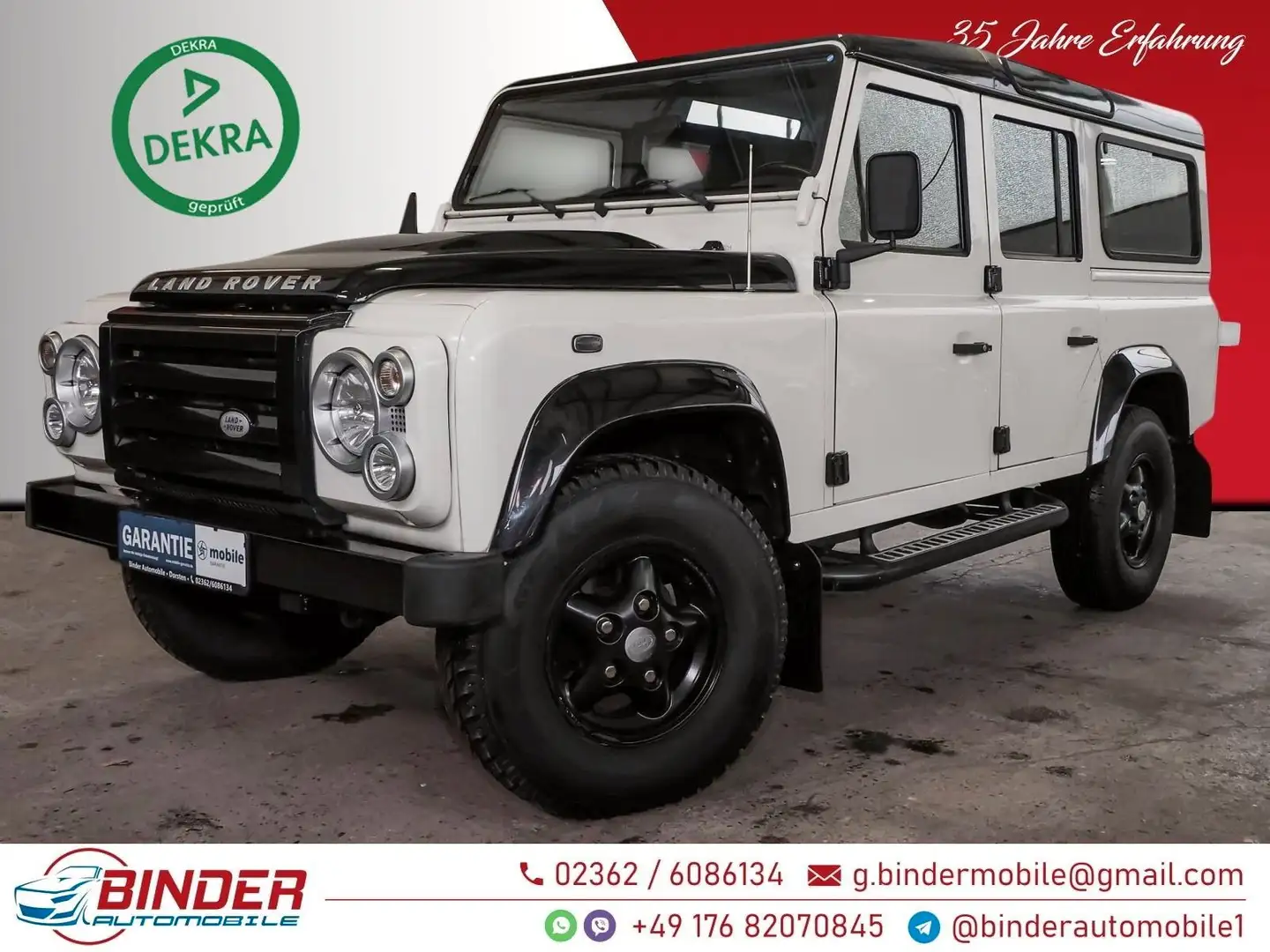 Land Rover Defender 110 Fire and Ice Station Wagon*7 Sitze* Weiß - 1
