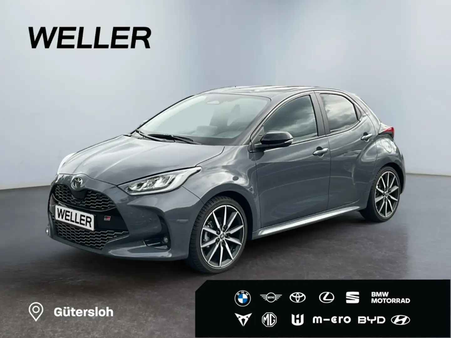 Toyota Yaris Hybrid 130 1.5 GR Sport *LED*HUD*Navi*JBL* Grau - 1