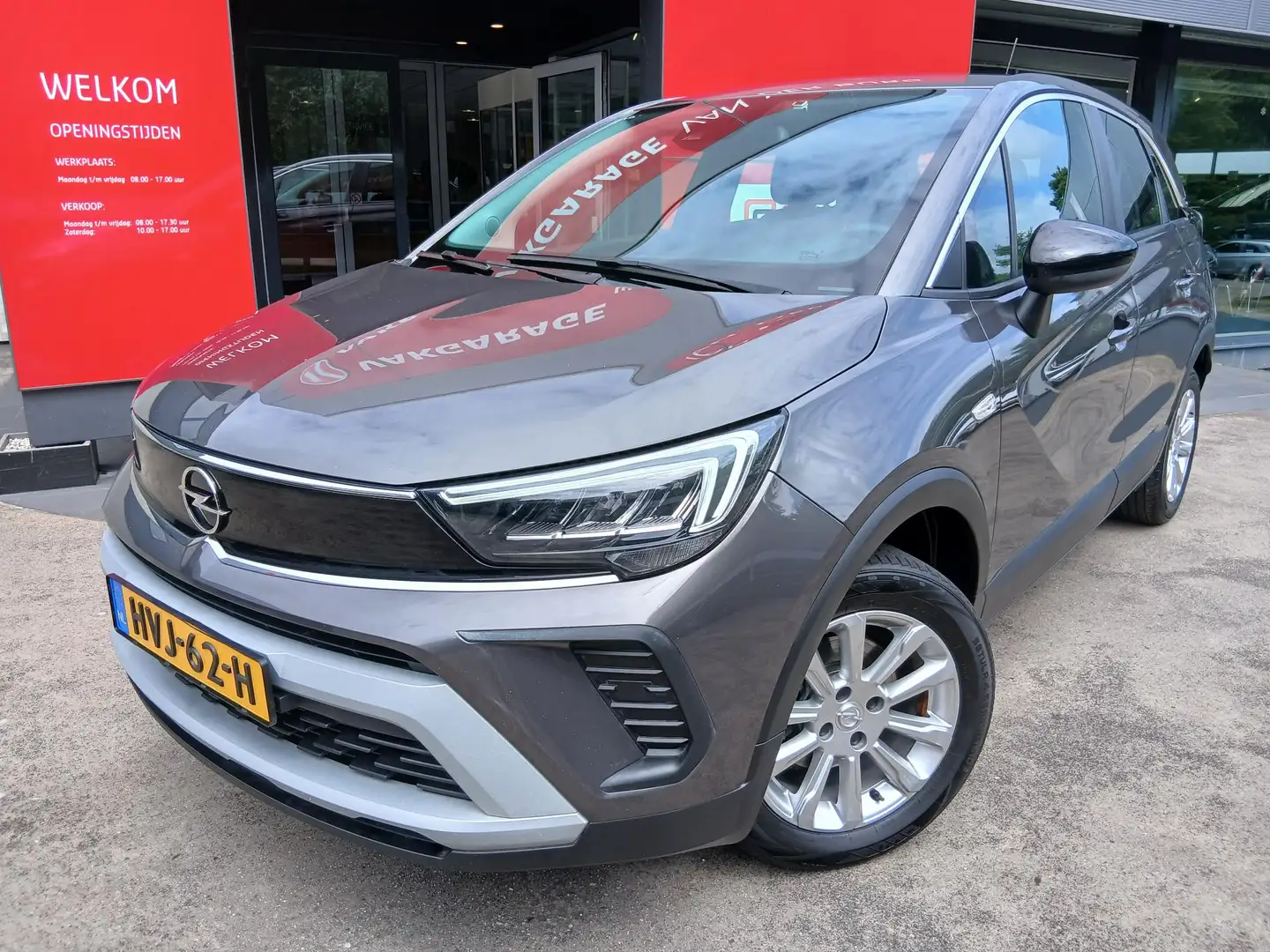 Opel Crossland 1.2 Turbo Elegance Leer, stoel verwarming, stuurve Grijs - 2