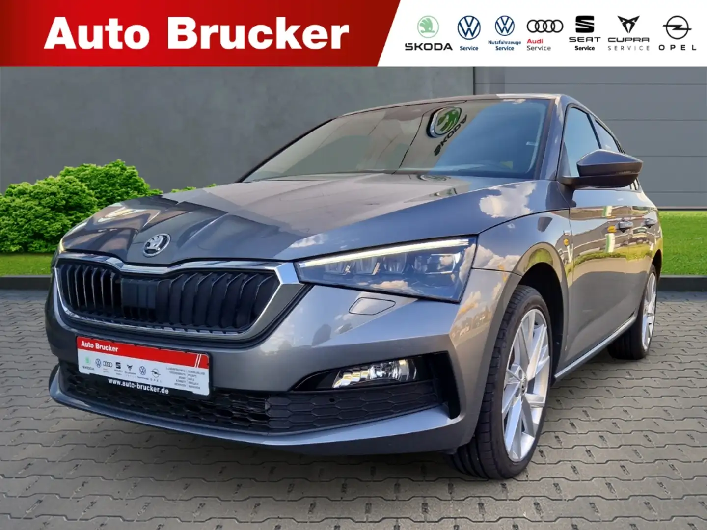 Skoda Scala Tour 1.0 TSI EU6d AHK LED  ACC 18 Zoll PDC Grau - 1