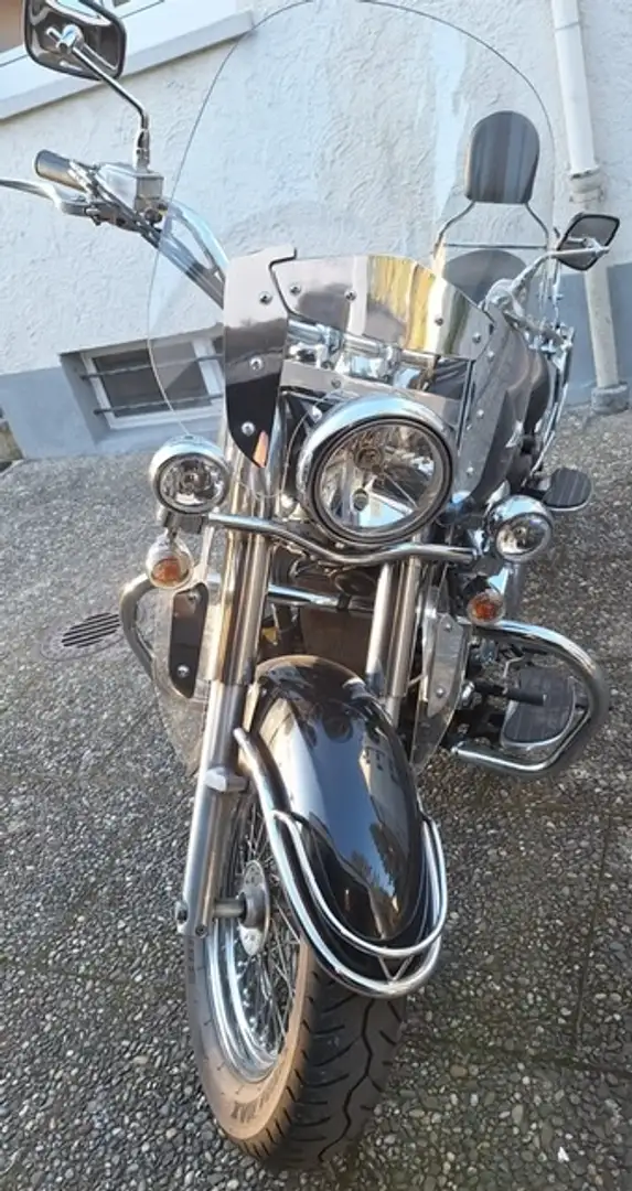 Kawasaki VN 900 Classic Negru - 2