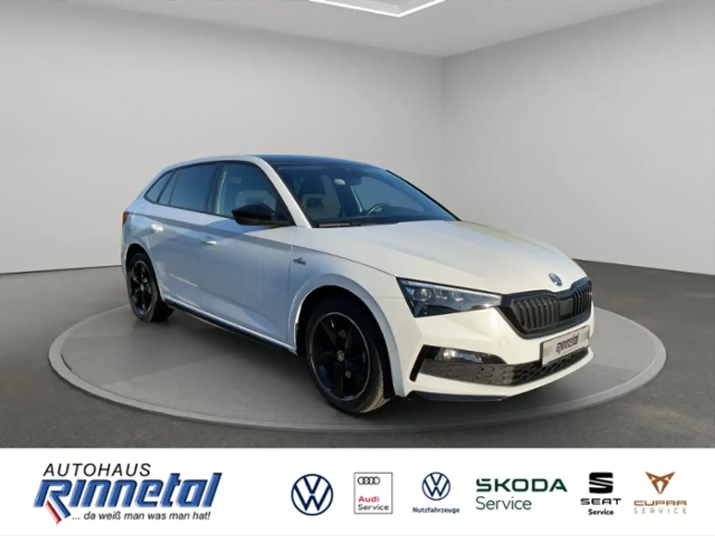 Skoda Scala 1.5 TSI OPF DSG Monte Carlo PANO+LED LICHT+KLIMAA Weiß - 2