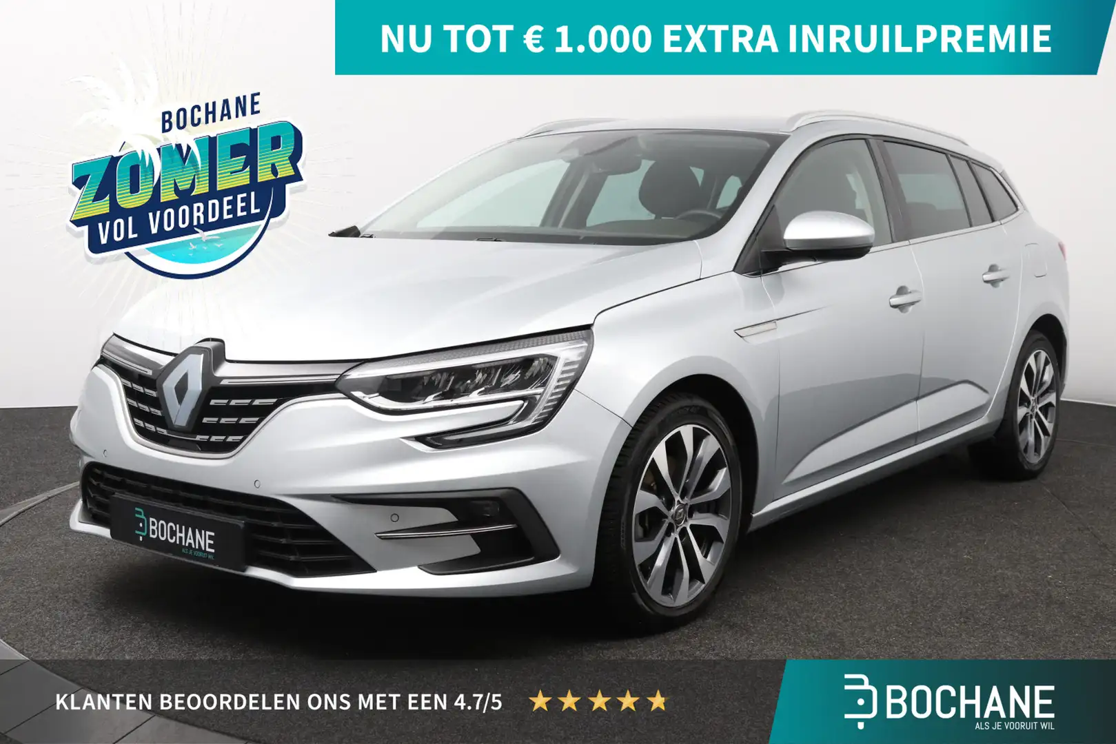 Renault Megane E-Tech Estate 1.6 Plug-In Hybrid 160 Techno Grijs - 1