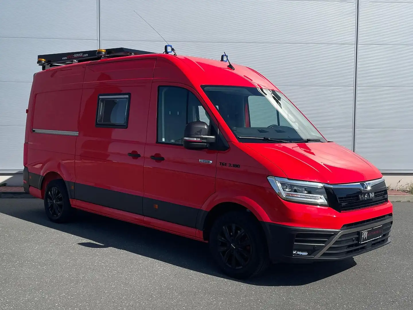 MAN TGE 3.180 L3H3 Individual S BF3+ BEGLEITFAHRZEUG Rot - 2