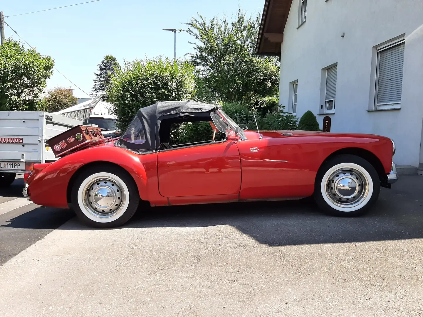 MG MGA Roadster Cabrio Rot - 2