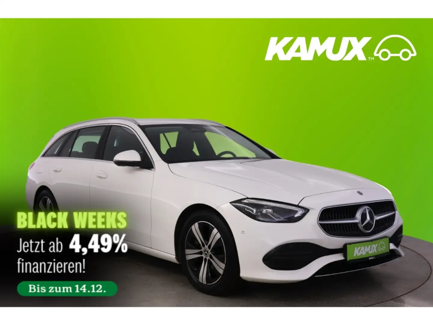 Mercedes-Benz C 200 d T 9G-tronic Avantgarde+LED+NAVI+VIRTUAL Blanc - 1