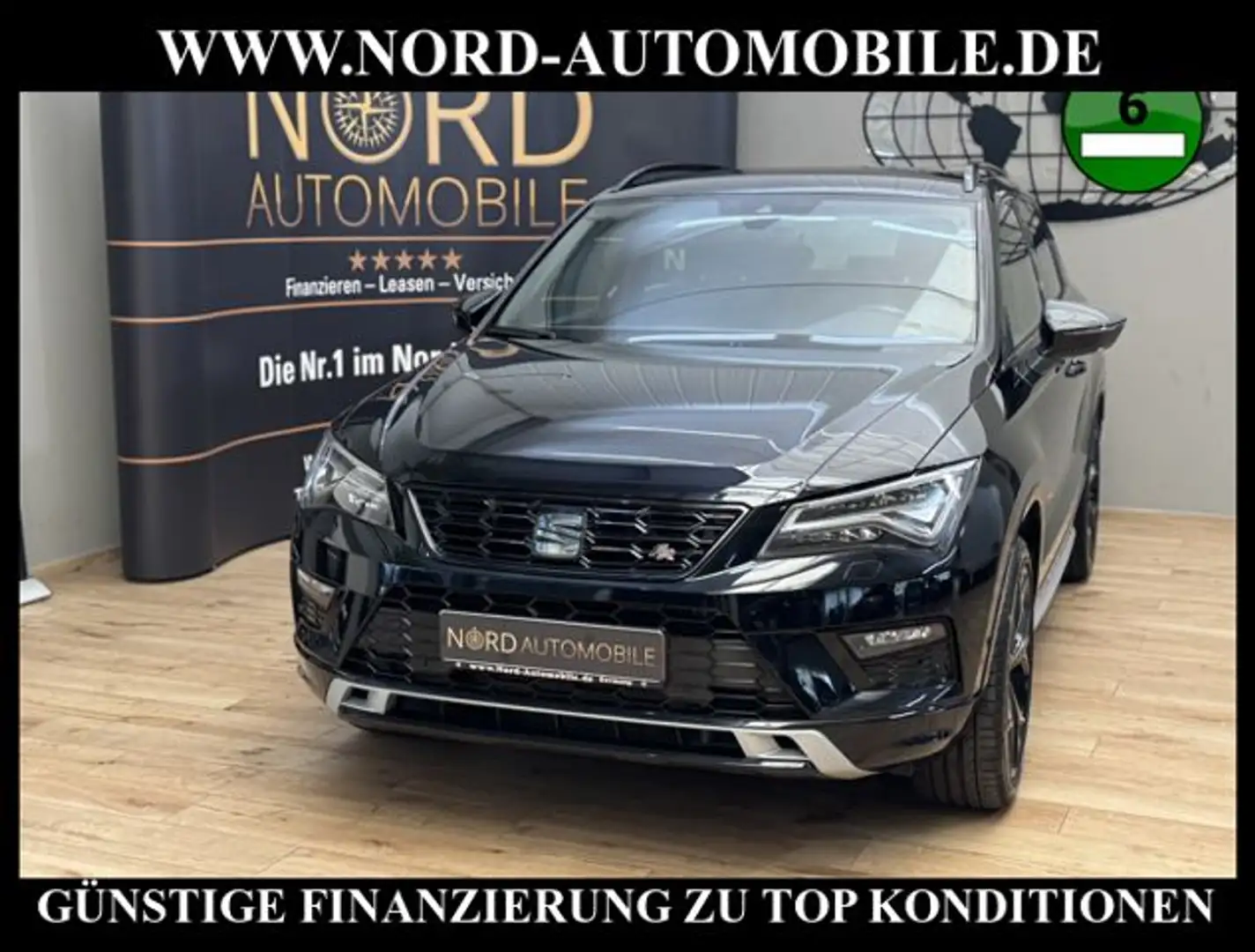 SEAT Ateca FR-Line Black Edition 2.0 TSI DSG Virt.Coc FR Noir - 1