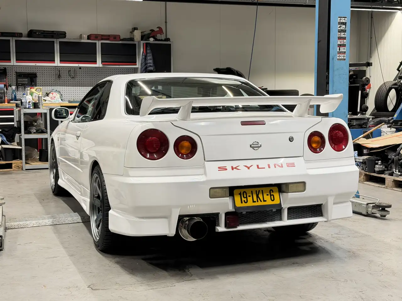 Nissan Skyline R34 GT-T Altia 1998 Super White 281HP, foto 11