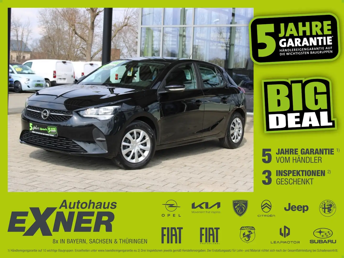 Opel Corsa F 1,2 EDITION Parkpilot, Sitz & Lenkradhz. Schwarz - 1