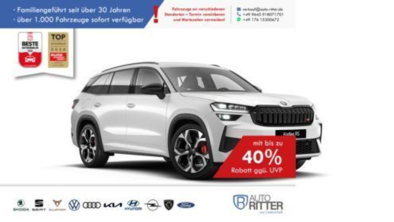 Skoda Kodiaq RS ACC|HuD|AHK|RFK|Matrix|LED|Navi|Car...
