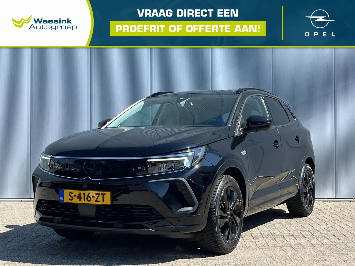 Opel Grandland 1.2 Turbo 130pk Aut GS Line | Automaat | Sensoren Noir - 1