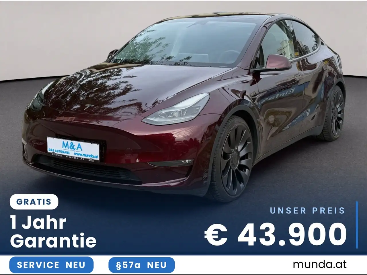 Tesla Model Y Performance Dual AWD Top Ausstattung NUR 38.686km