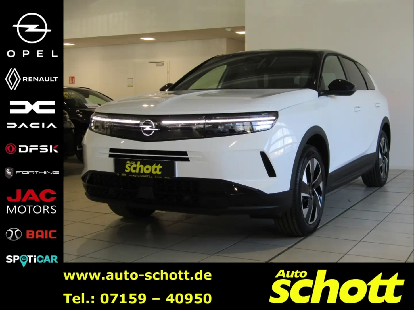 Opel Grandland Mild-Hybrid GS NAV PANO APP LED KAM PDC Weiß - 1