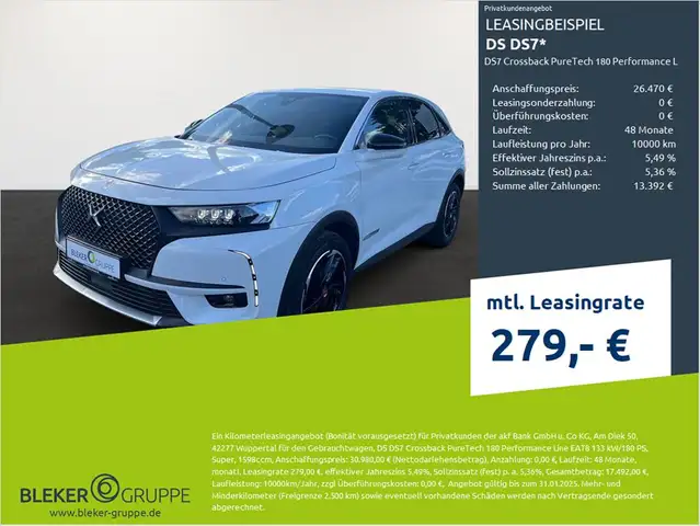 DS Automobiles DS 7 DS 7 Crossback Performance Line