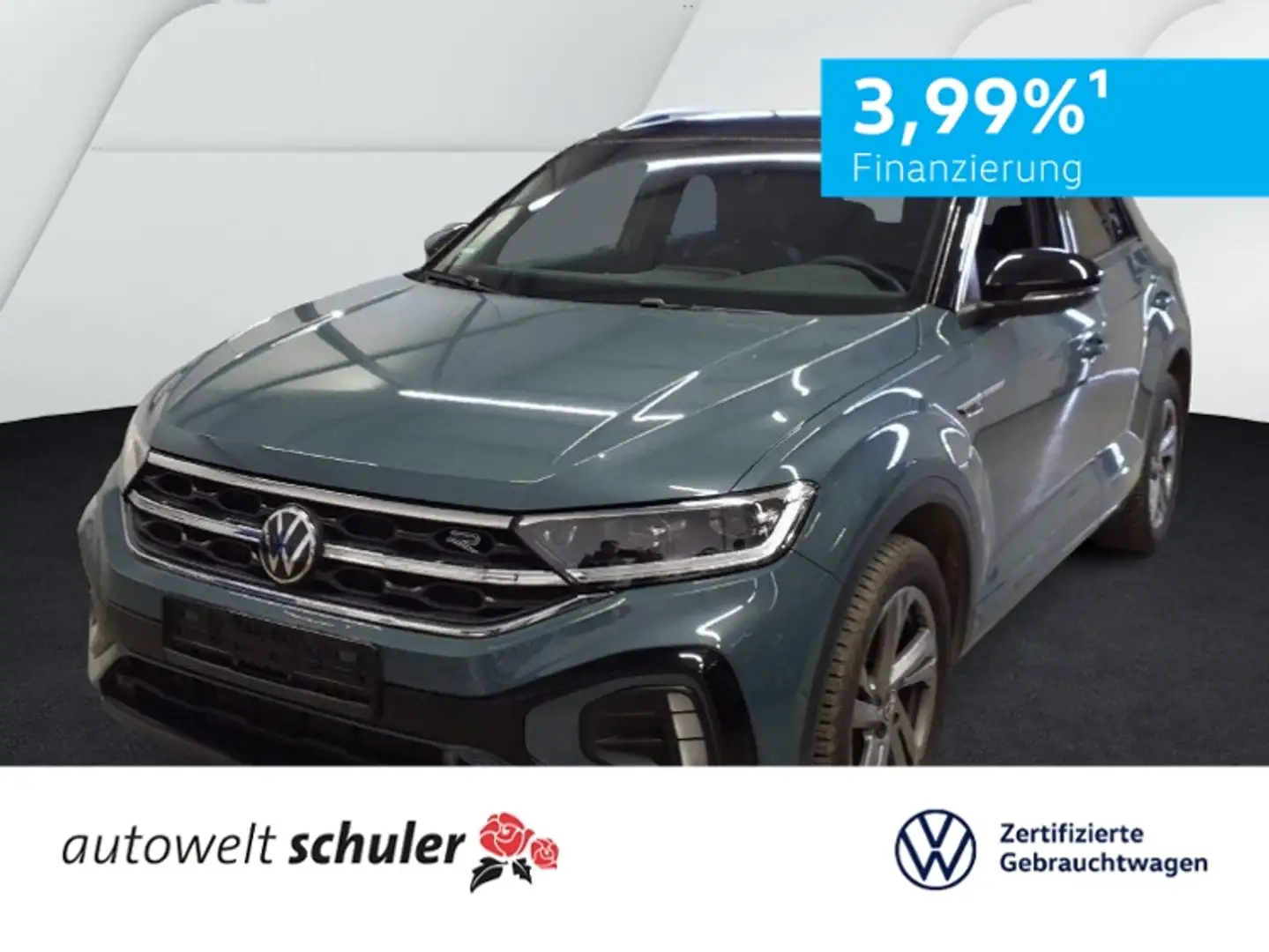 Volkswagen T-Roc 1,5 TSI DSG R-Line AHK Kamera Blau - 1