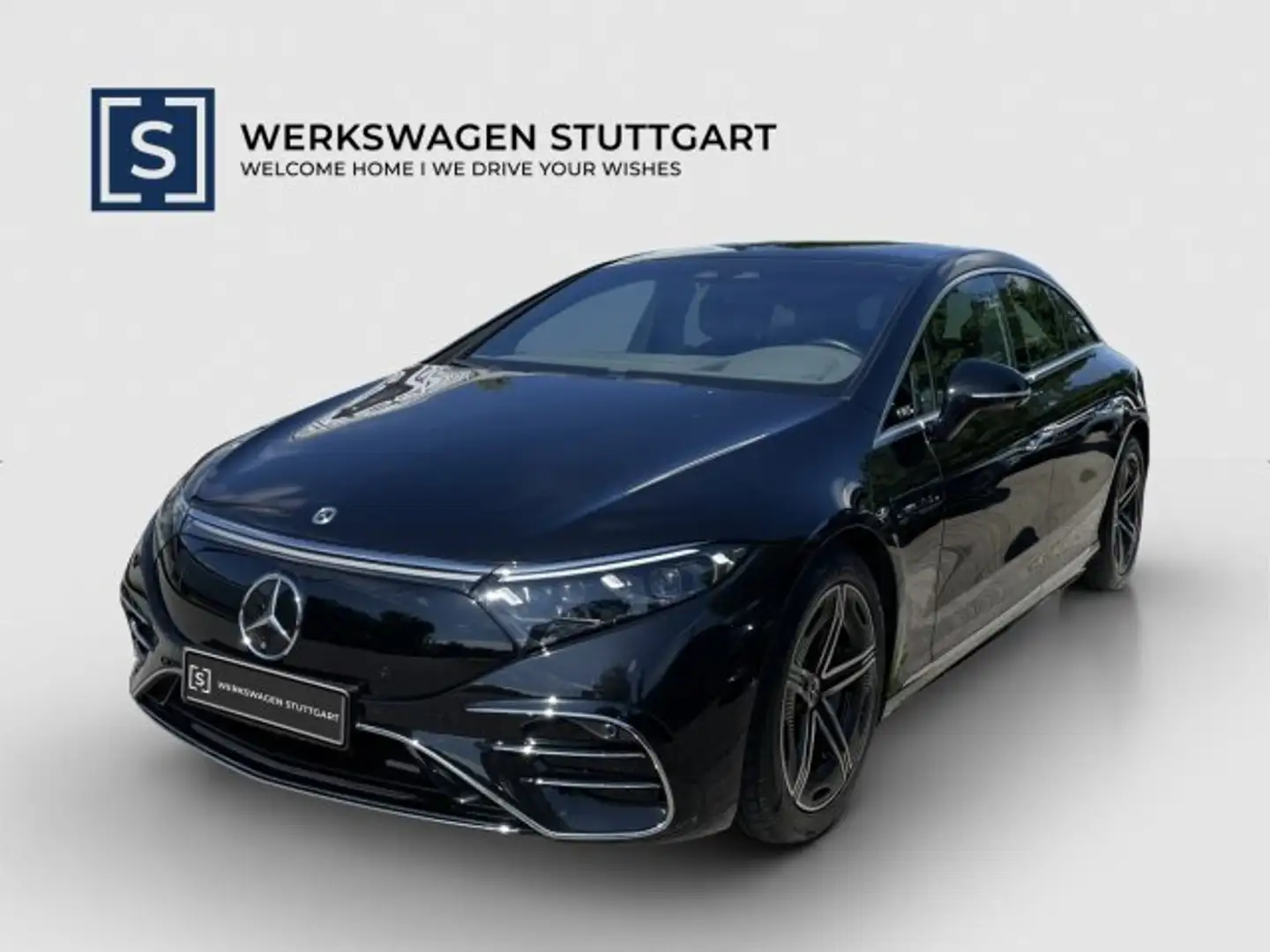 Mercedes-Benz EQS EQS 500 4M AMG 4xMASSAGE HA-Le. Hyper 22kW NP169 Schwarz - 1