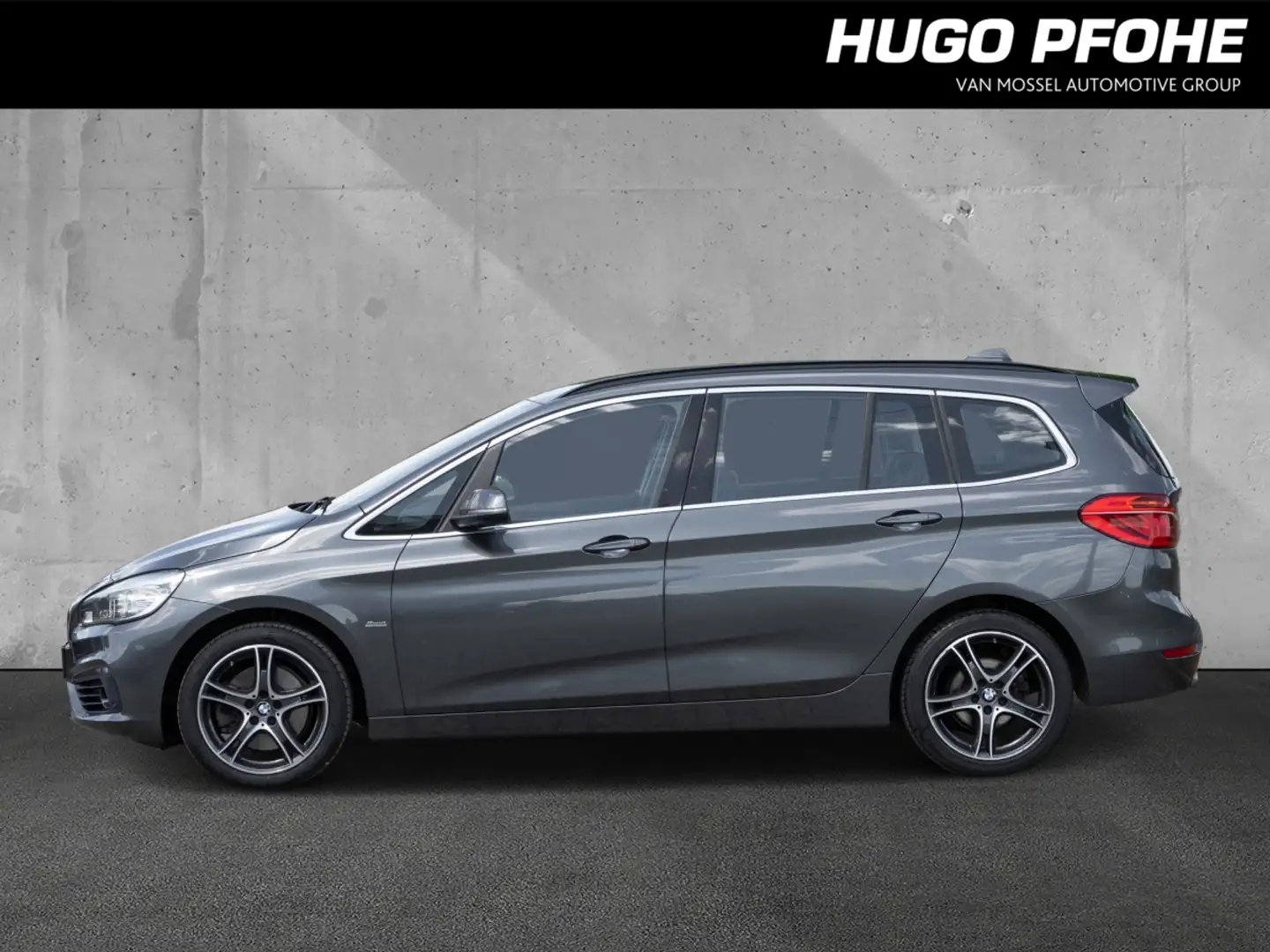 BMW 220 d xDrive Gran Tourer Sport Line Navi SHZ LED Gris - 2