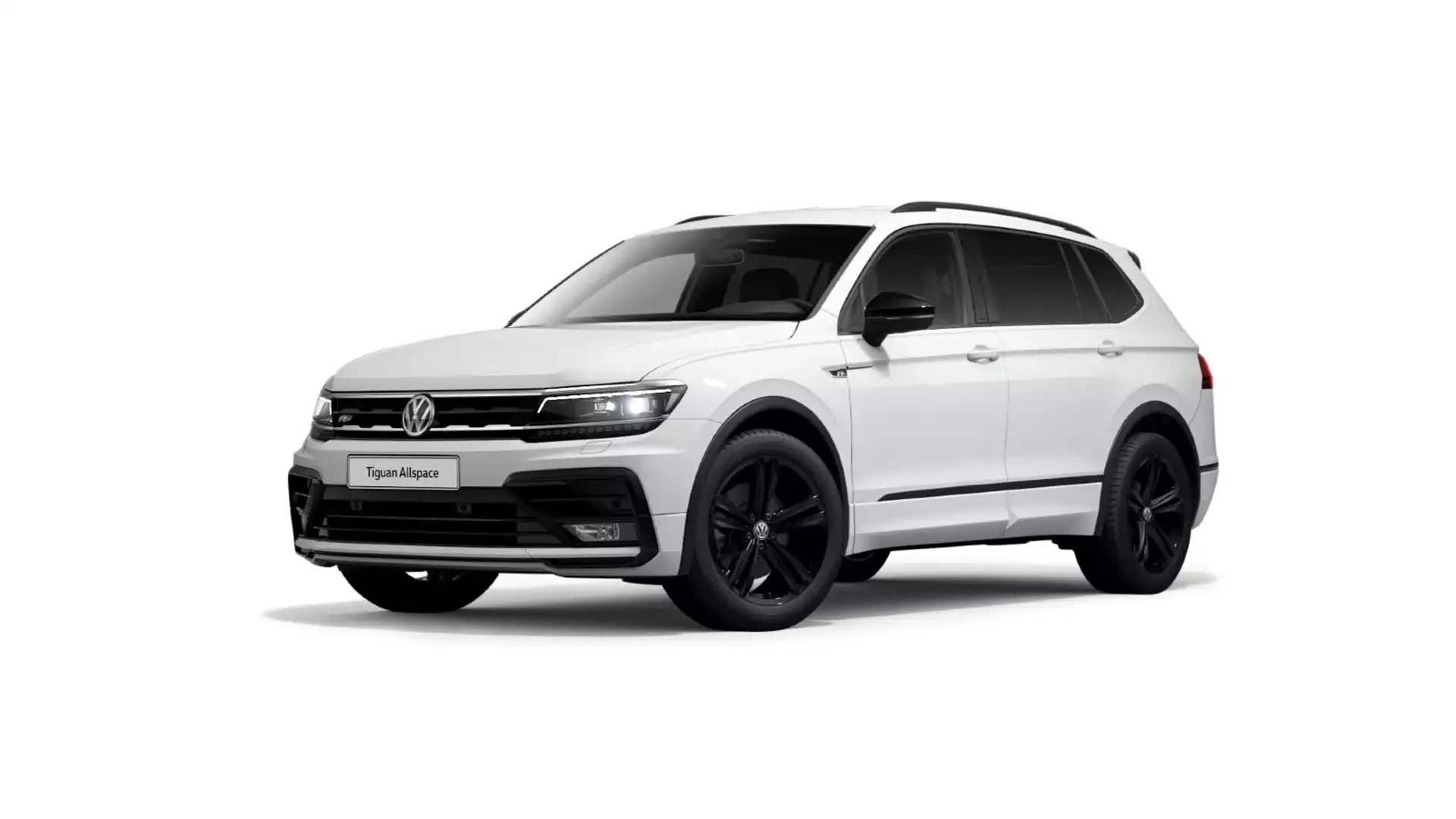 Volkswagen Tiguan Allspace R-Line 2.0 TDI DSG 4M AHK LED AC Weiß - 2