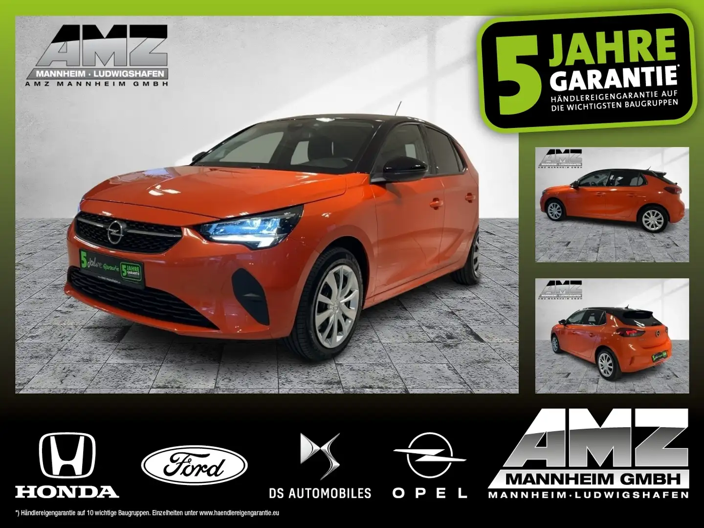 Opel Corsa-e Edition +FLA KAM LED KlimaA PDC SpurH Orange - 1
