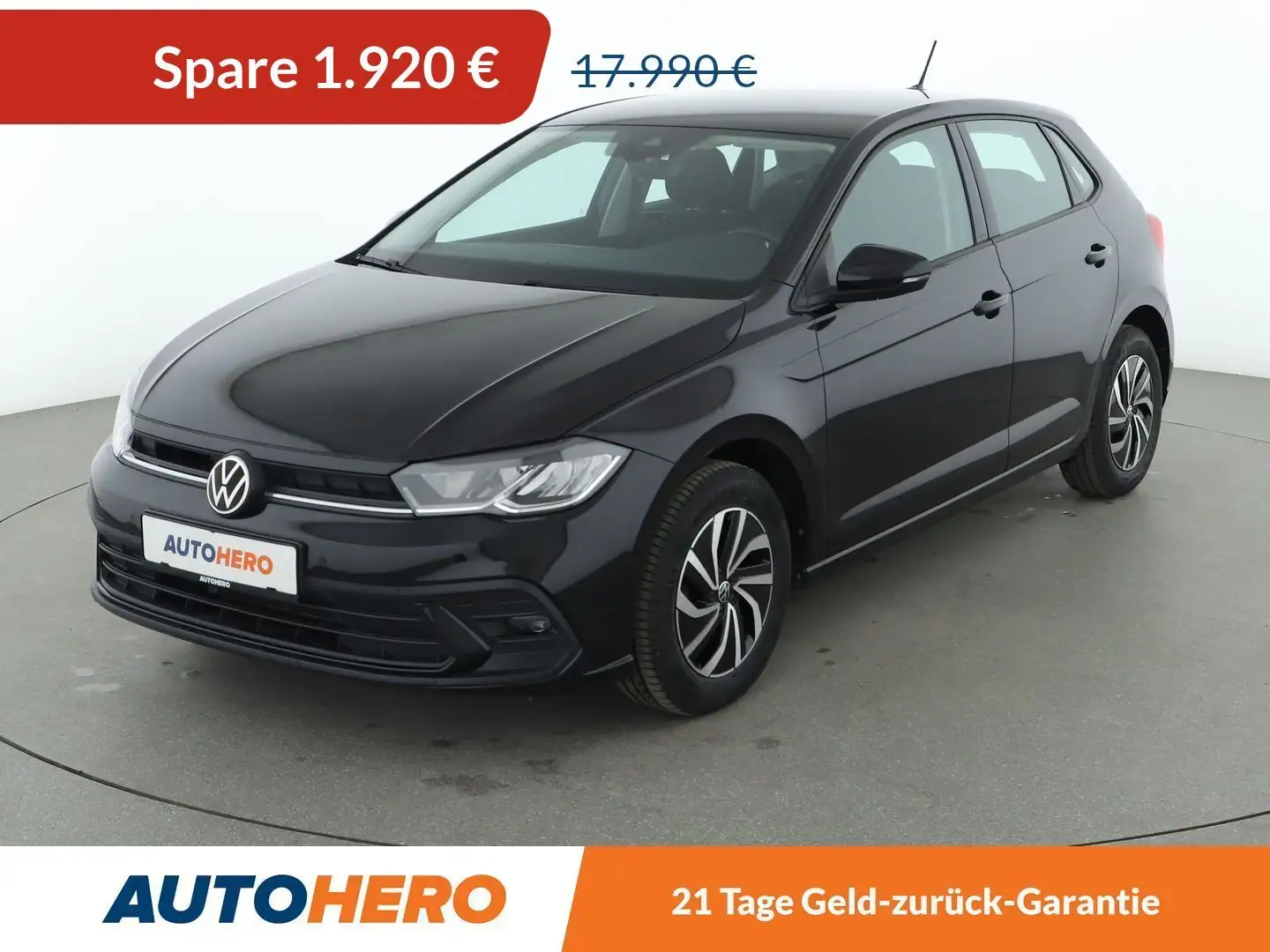 Volkswagen Polo 1.0 TSI Life*VC*CAM*SHZ* Schwarz - 1