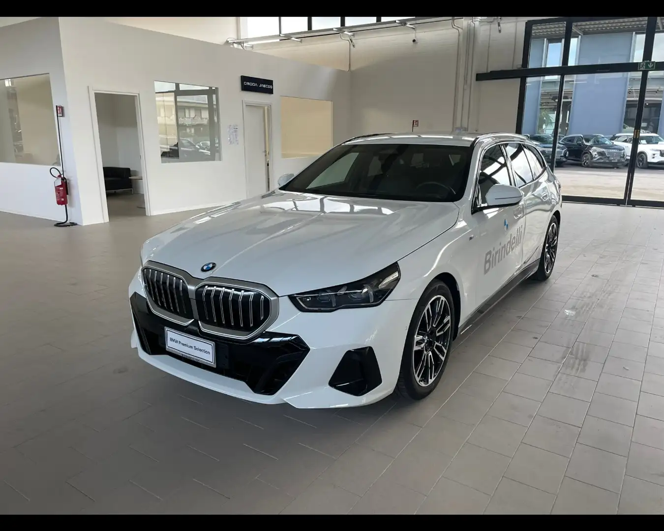 BMW 520 d 48V sdrive MSport auto Blanc - 1