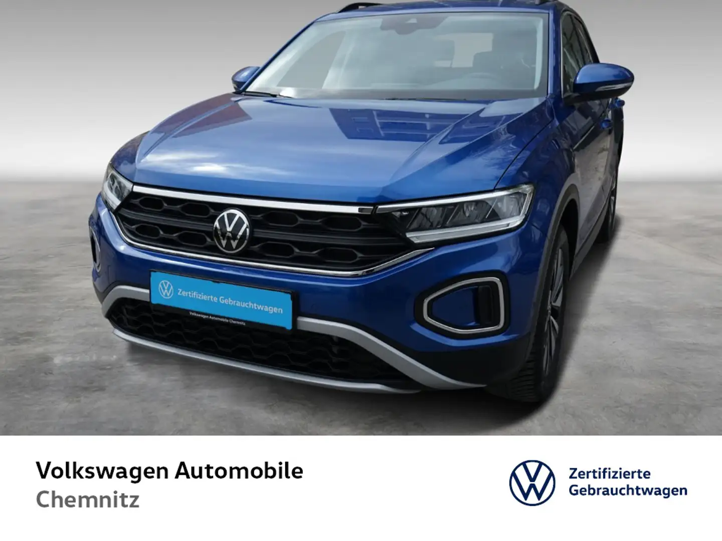 Volkswagen T-Roc 1.0 TSI Move LED DAB+ CarPlay Bluetooth Blau - 1
