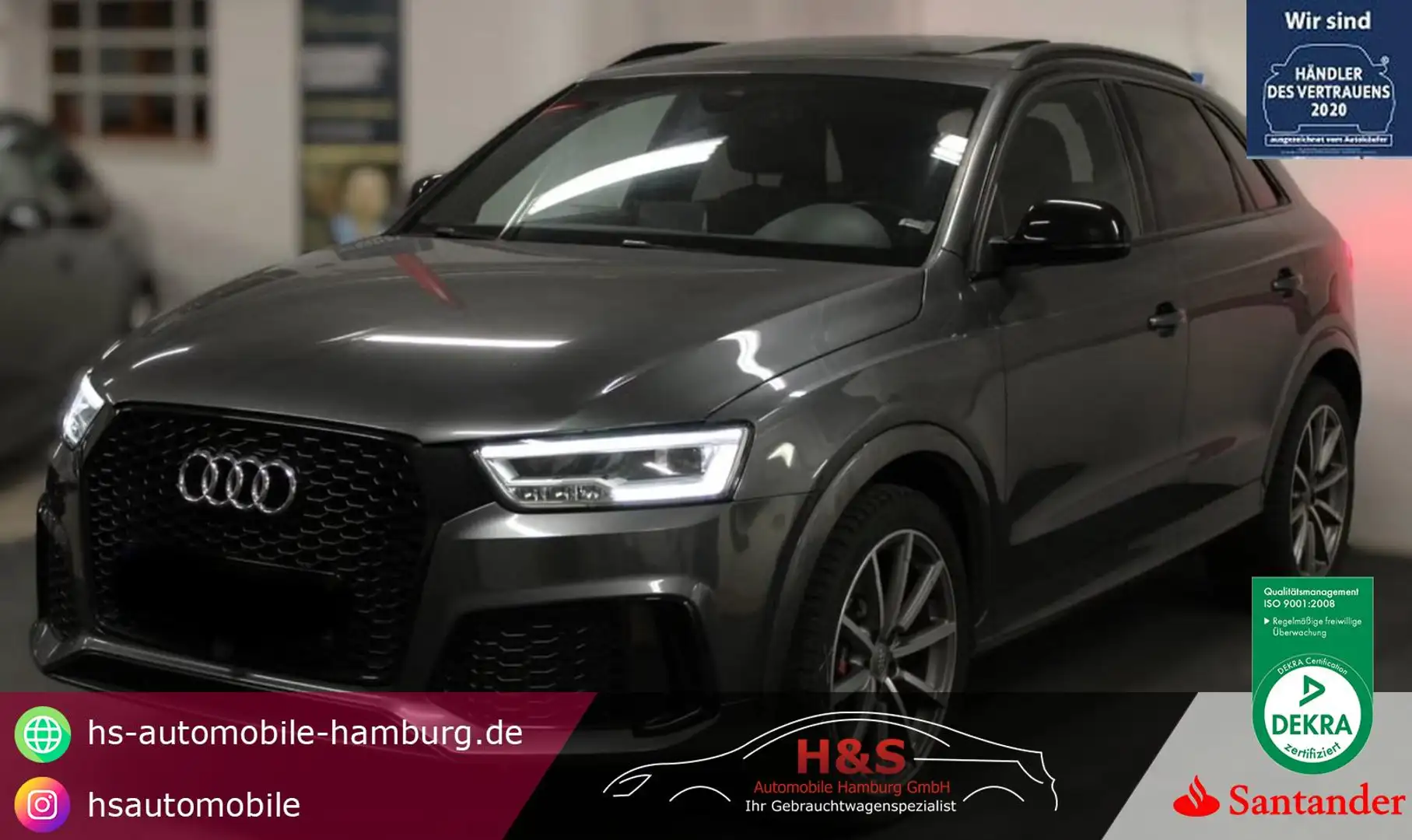 Audi RS Q3 2.5 TFSI quattro performance PANO*KAMERA Gris - 1