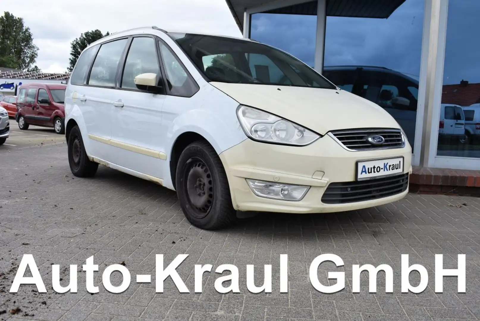 Ford Galaxy 2.0 TDCi DPF Aut. Trend 7-Sitzer Teilleder Klimatr Weiß - 1