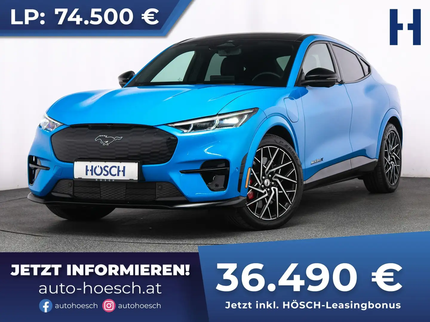 Ford Mustang Mach-E GT AWD 88kWh 8-fach Ust. ausweisbar Blau - 1