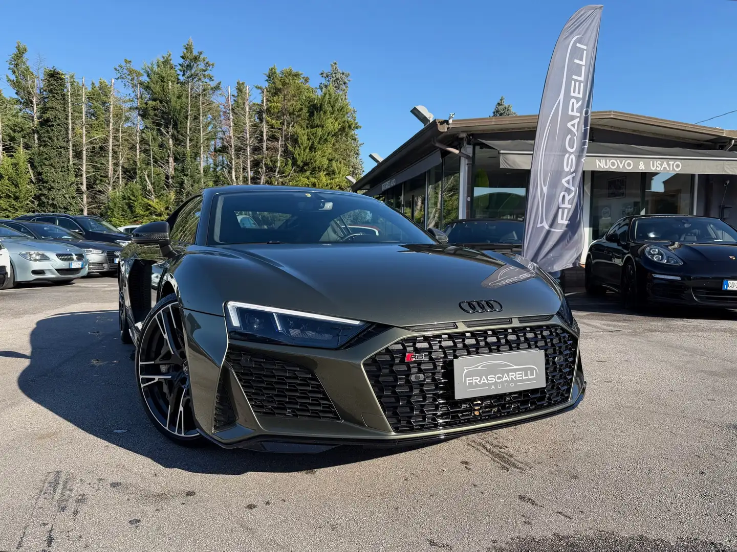 Audi R8 Coupe 5.2 V10 Performance quattro 620cv Scarico sp Verde - 1