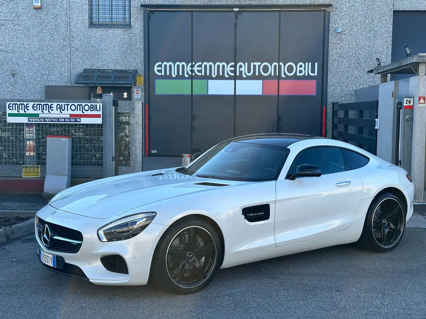 Mercedes-Benz AMG GT *KM 43.500! CERCHI19/20 BURMESTER SCARICO FULL!!!! Blanco - 1