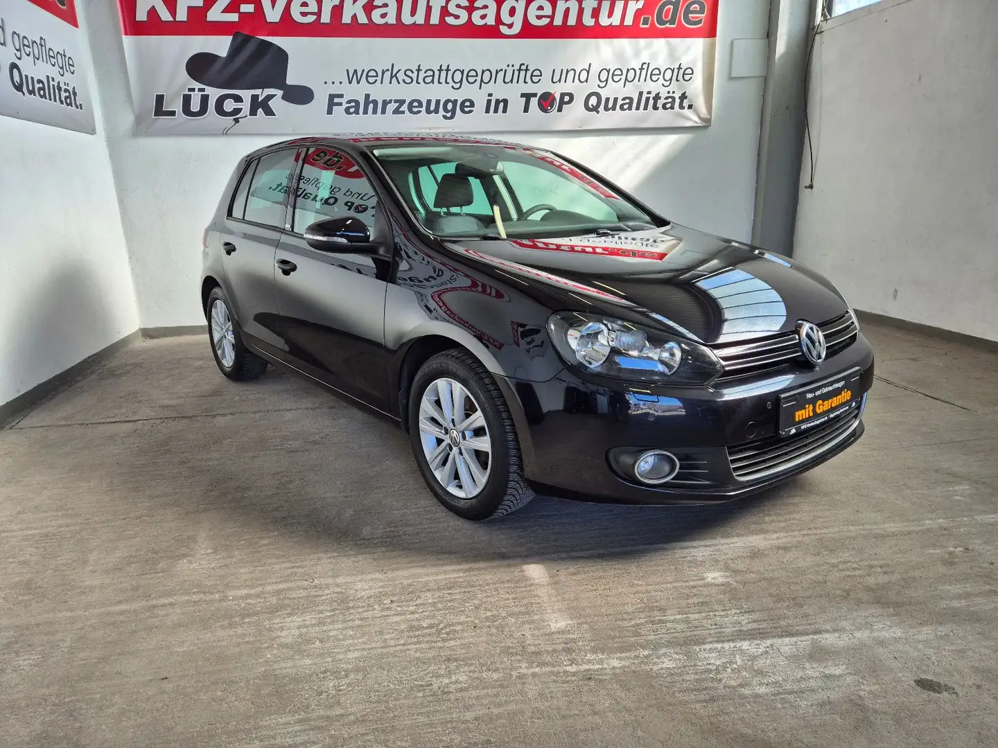 Volkswagen Golf VI Style, inkl. 1. Jahr Garantie, Motor neu Zwart - 2