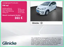 Volkswagen up! 1.0 Basis Klima 4 Türen RFK Sitzh. Bluetooth