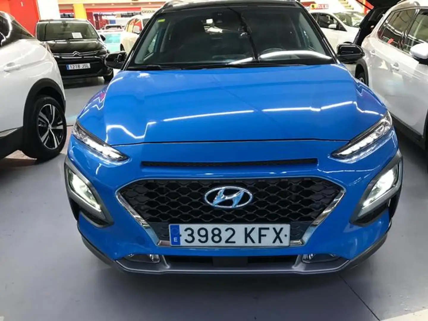 Hyundai KONA 1.6 TGDI Tecno Lime DT 4x4 Blau - 2