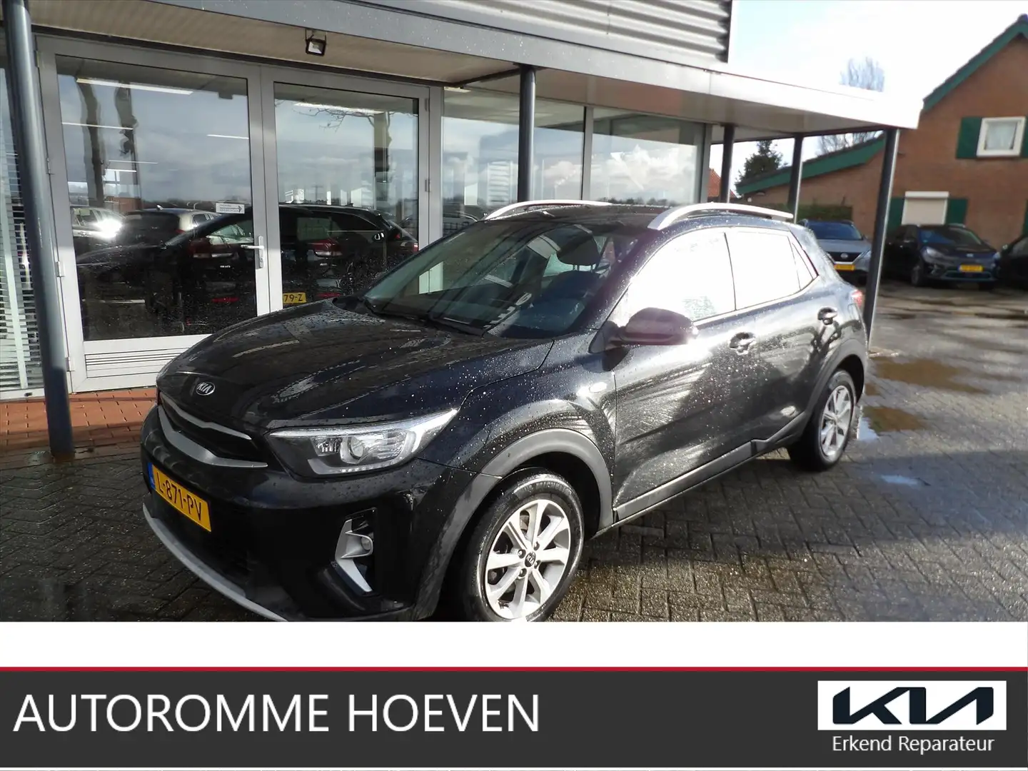 Kia Stonic 1.0 Turbo DynamicLine Navi Cruise Org. Ned. Noir - 1